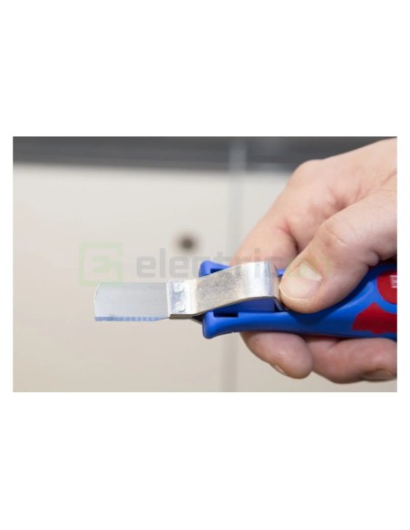 Cuțit dezizolat cablu - 4 - 28 G - Ø 4 - 28 mm, lamă dreaptă și capac - Weicon 50052328 (10012851)