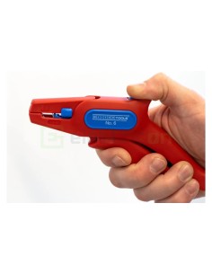 Clește dezizolator - Nr. 6 - izolat 1000V (VDE) - 0,2-6 mm² - roșu - Weicon 10014847 2