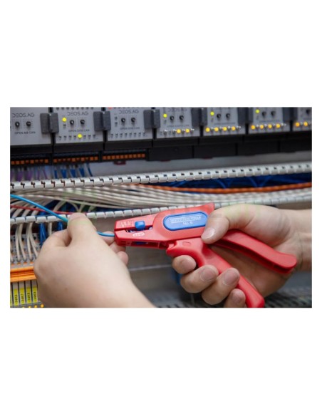 Clește dezizolator - Nr. 6 - izolat 1000V (VDE) - 0,2-6 mm² - roșu - Weicon 10014847
