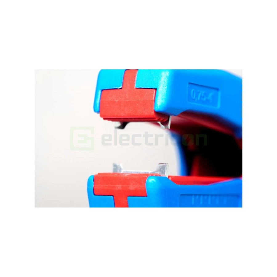 Clește dezizolator - Flat Cable - cabluri plate - 0,75-4 mm² - gama albastru Weicon 10017050