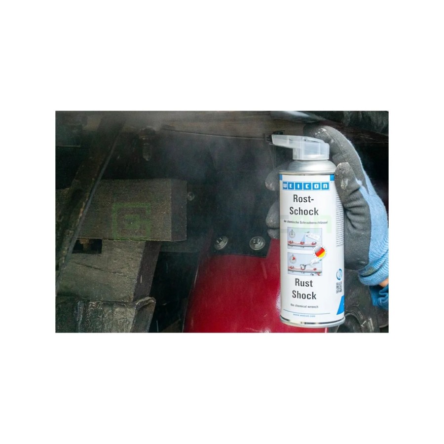 Spray șocul ruginii - șurubelniță chimică pentru deblocarea conexiunilor filetate - 400 ml - Weicon 10017767
