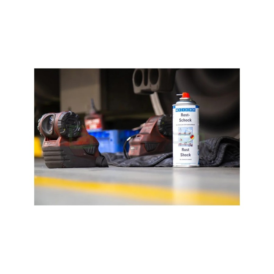 Spray șocul ruginii - șurubelniță chimică pentru deblocarea conexiunilor filetate - 400 ml - Weicon 10017767