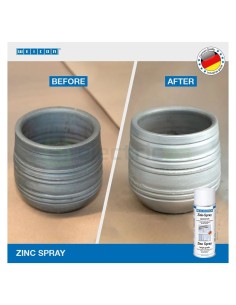 Spray de zinc - protecție catodică anticorozivă pe termen lung - 400 ml - Weicon 10019279 2