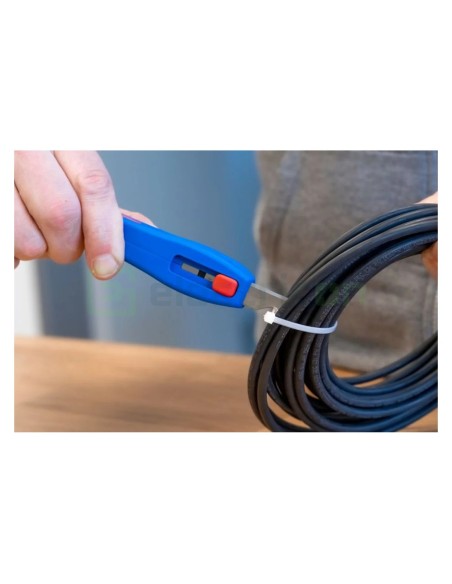 Cuțit dezizolat cablu - S 4 - 28 - Ø 4 - 28 mm, lamă cârlig retractabilă (Albastru) - Weicon 50058328 (10021246)