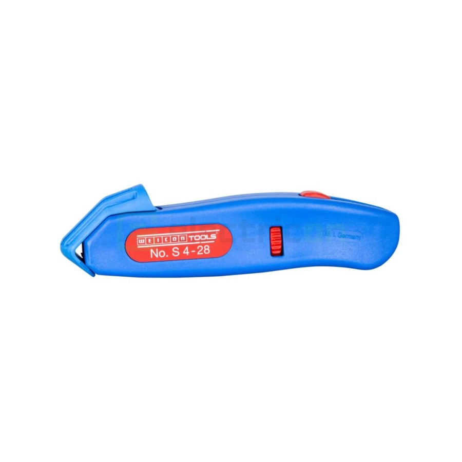 Cuțit dezizolat cablu - S 4 - 28 - Ø 4 - 28 mm, lamă cârlig retractabilă (Albastru) - Weicon 50058328 (10021246)