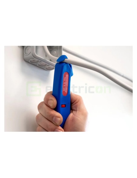 Cuțit dezizolat cablu - S 4 - 28 - Ø 4 - 28 mm, lamă cârlig retractabilă (Albastru) - Weicon 50058328 (10021246)