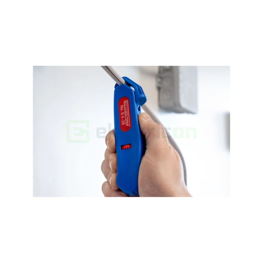 Cuțit dezizolat cablu - S 4 - 28 - Ø 4 - 28 mm, lamă cârlig retractabilă (Albastru) - Weicon 50058328 (10021246)