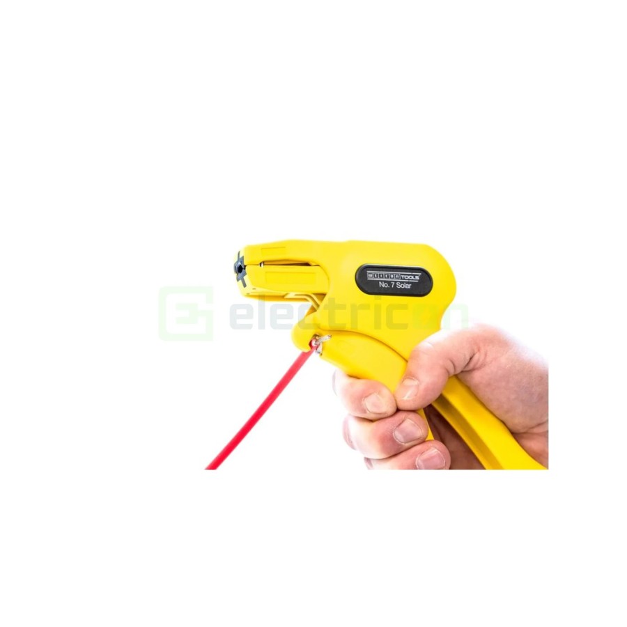Clește dezizolator - Nr. 7 Solar - cabluri fotovoltaice - 1,5-6 mm² - albastru Weicon 10025011