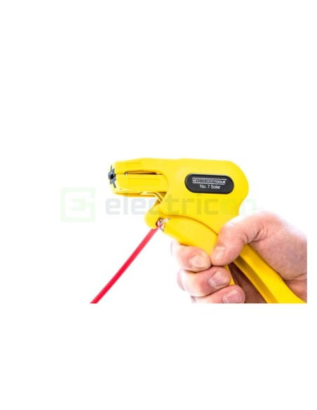 Clește dezizolator - Nr. 7 Solar - cabluri fotovoltaice - 1,5-6 mm² - albastru Weicon 10025011