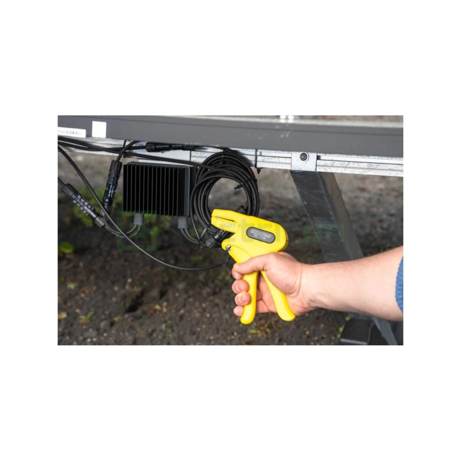 Clește dezizolator - Nr. 7 Solar - cabluri fotovoltaice - 1,5-6 mm² - albastru Weicon 10025011