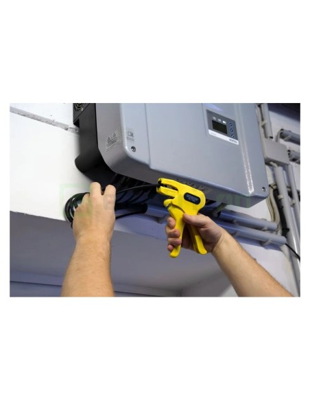 Clește dezizolator - Nr. 7 Solar - cabluri fotovoltaice - 1,5-6 mm² - albastru Weicon 10025011