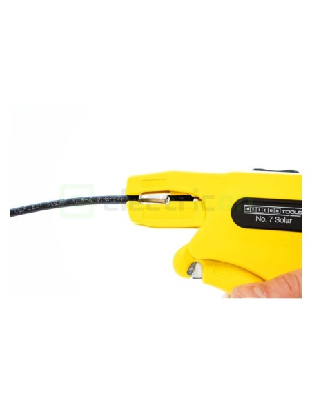 Clește dezizolator - Nr. 7 Solar - cabluri fotovoltaice - 1,5-6 mm² - albastru Weicon 10025011