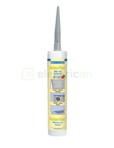 Adeziv - Solar-Flex - rezistent intemperii 290 ml gri - Weicon 10025038