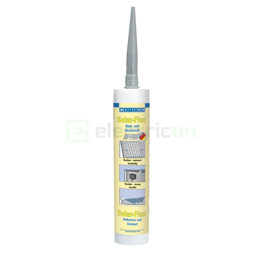 Adeziv - Solar-Flex - rezistent intemperii 290 ml gri - Weicon 10025038
