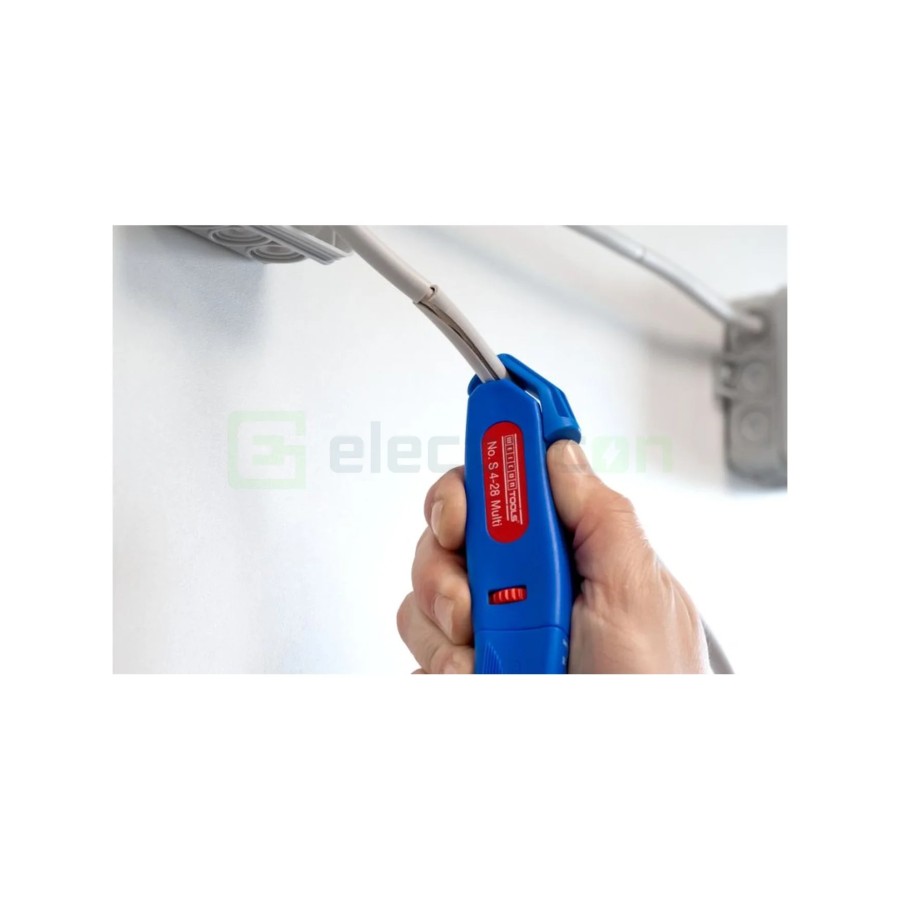 Cuțit dezizolat cablu - S 4 - 28 - Ø 4 - 28 mm, funcție dezizolare (Albastru) - Weicon 50057328 (10030001)