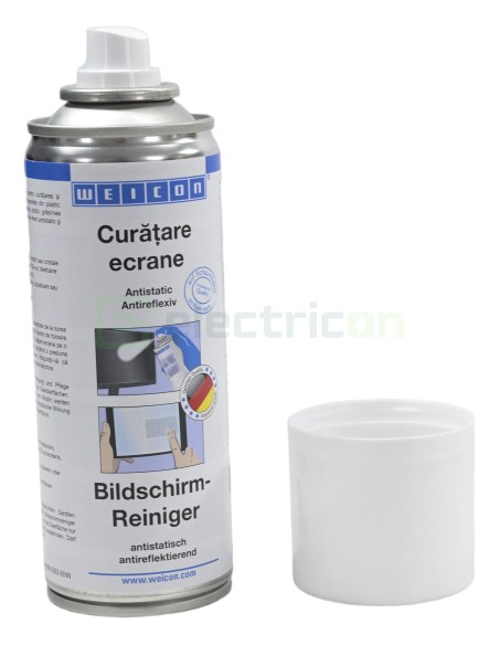Spray de curățare ecrane - antistatic și reflexiv, 200 ml - Weicon 10030130