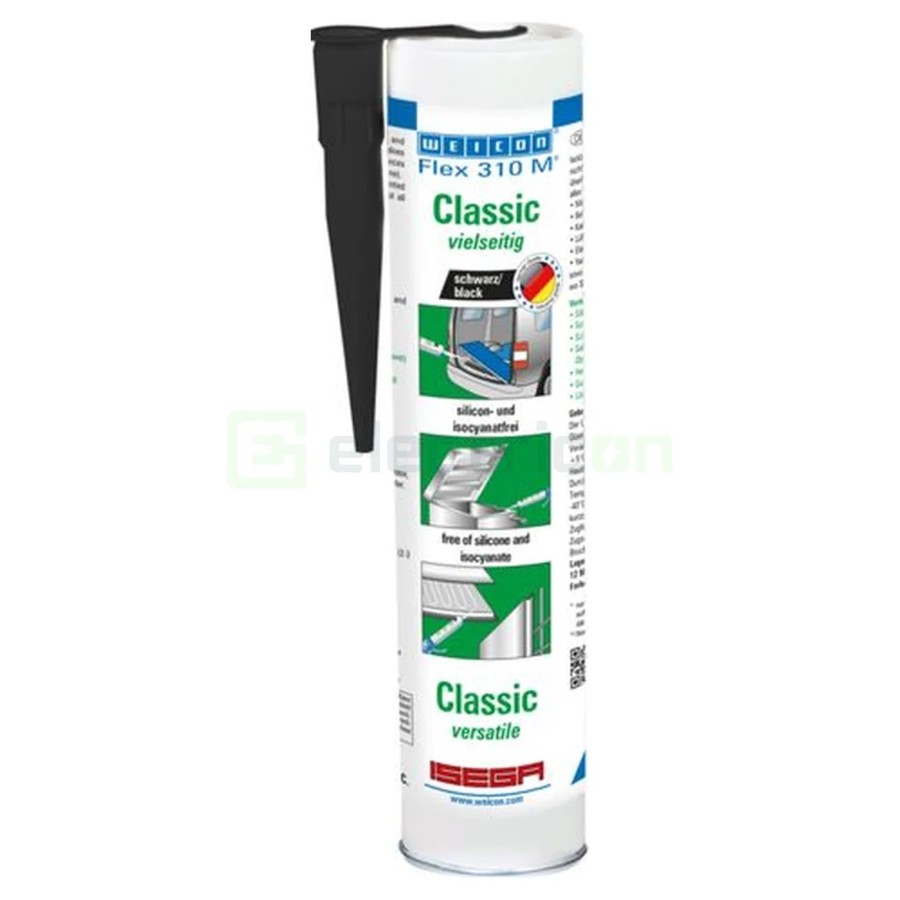 Adeziv - Flex 310 MS Classic - polimer elastic 310 ml negru - Weicon 10030273