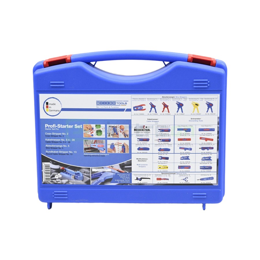 Set scule instalații - Starter Set Pro - 4 piese, pentru uz casnic și rezidențial - Weicon 52881003 (10035247)