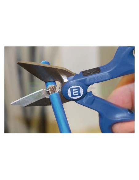 Foarfecă electrician - Nr. 35 - mâner bicomponent, funcție de dezizolare și sertizare - Weicon 51100035 (10039667)