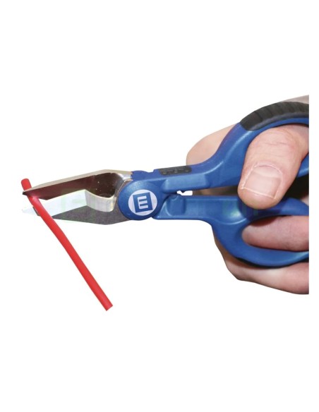 Foarfecă electrician - Nr. 35 - mâner bicomponent, funcție de dezizolare și sertizare - Weicon 51100035 (10039667)