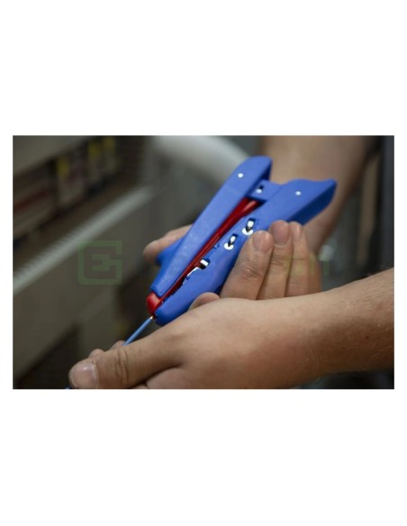 Geantă scule echipată - set Crimp-Set - include foarfecă, dezizolator și 400 ferule - Weicon 10039670