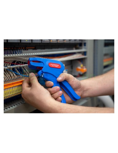 Geantă scule echipată - set Crimp-Set - include foarfecă, dezizolator și 400 ferule - Weicon 10039670