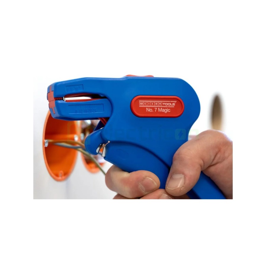 Geantă scule echipată - set Crimp-Set - include foarfecă, dezizolator și 400 ferule - Weicon 10039670