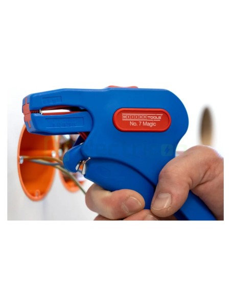 Geantă scule echipată - set Crimp-Set - include foarfecă, dezizolator și 400 ferule - Weicon 10039670