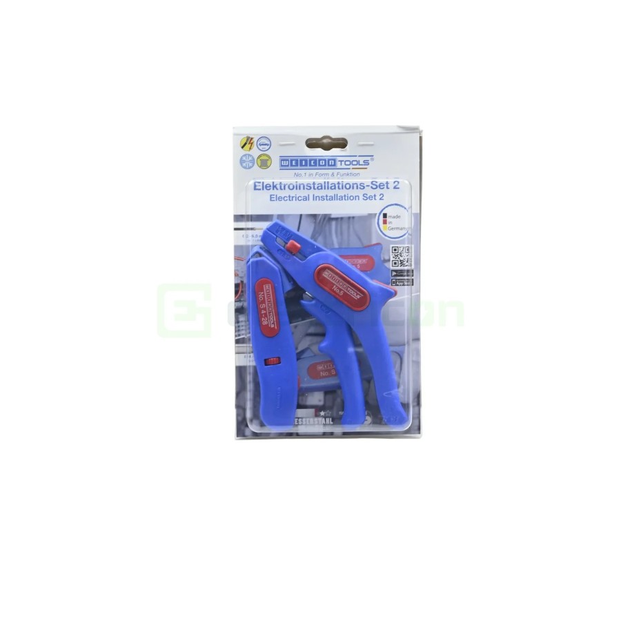 Set instalații electrice - Nr. 2 - 2 piese (dezizolator și cuțit cablu) - Weicon 52881002 (10039676)