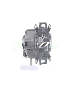 Modul priză date simplă - 1xRJ45 UTP ecranată Cat.6A - Berker - WDF41076 2