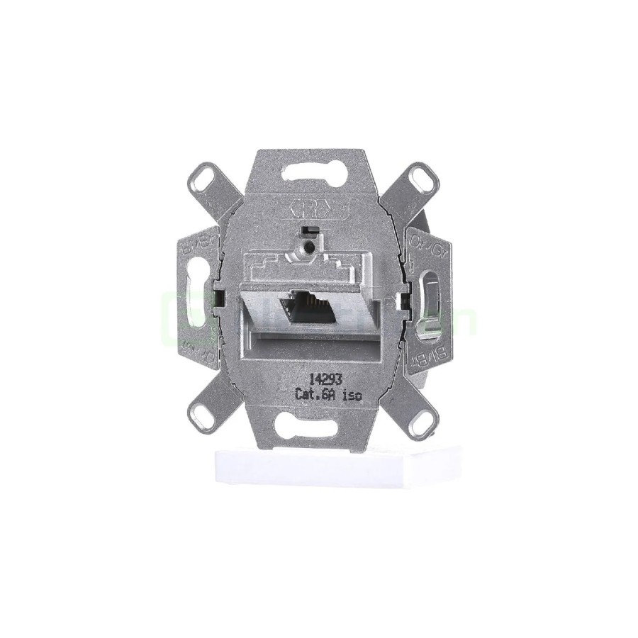 Modul priză date simplă - 1xRJ45 UTP ecranată Cat.6A - Berker - WDF41076