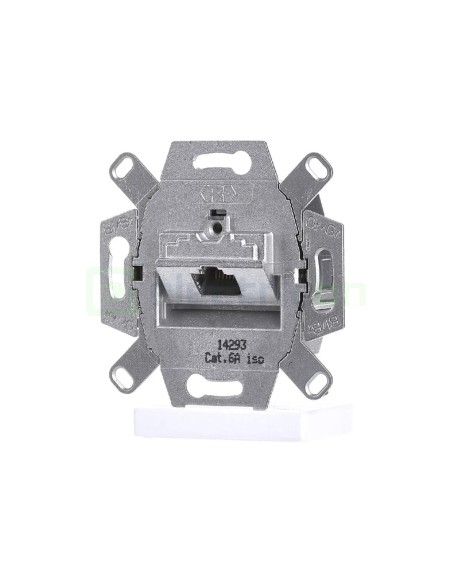Modul priză date simplă - 1xRJ45 UTP ecranată Cat.6A - Berker - WDF41076