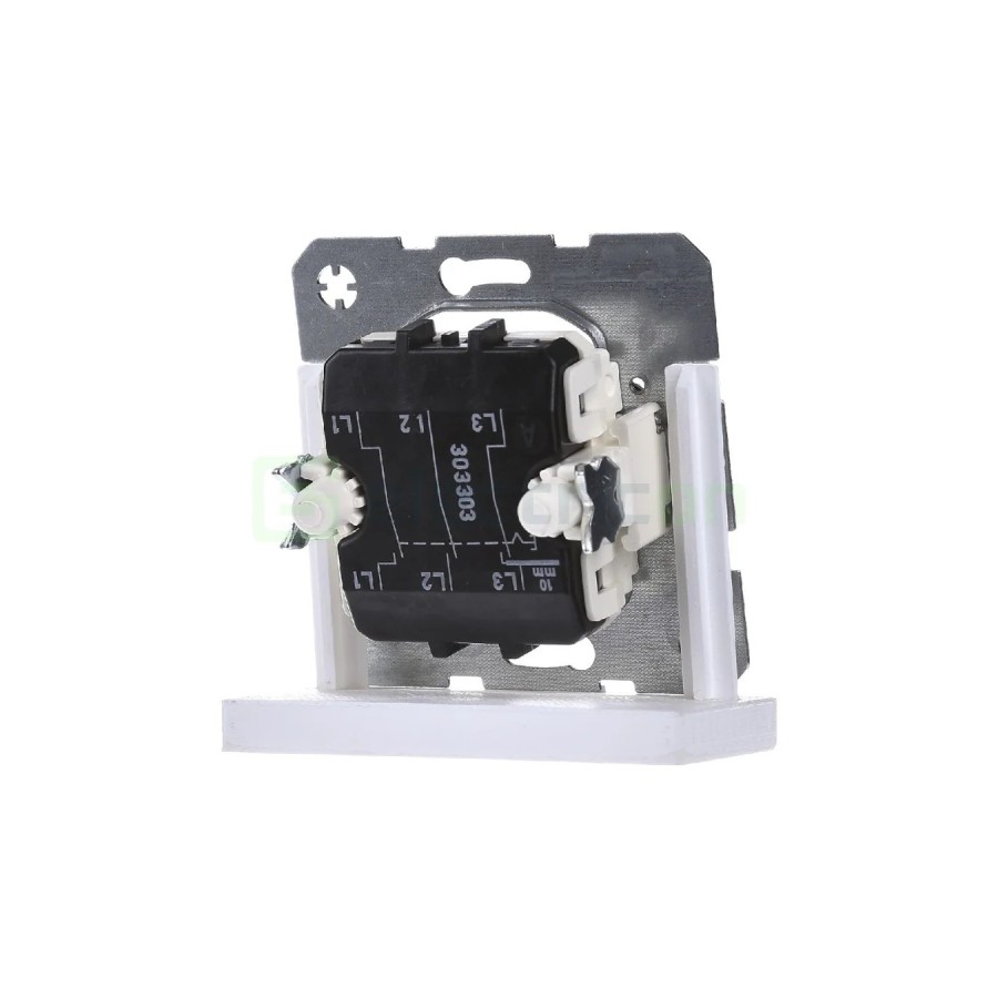 Mecanism întrerupător simplu pentru 3 circuite - 3 poli - 16A 400V - Berker - WDE303303