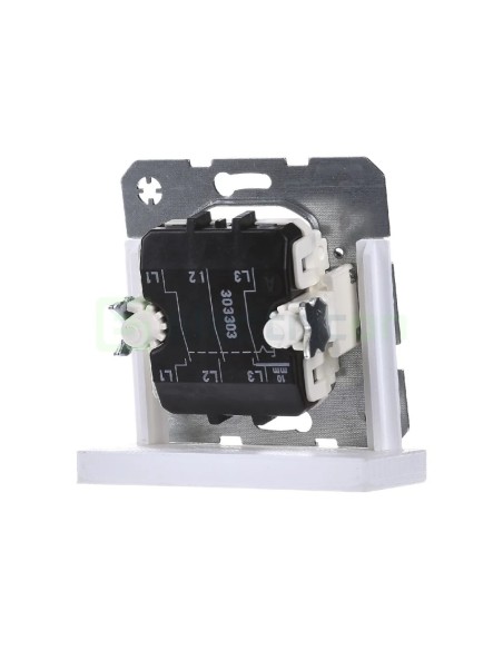 Mecanism întrerupător simplu pentru 3 circuite - 3 poli - 16A 400V - Berker - WDE303303