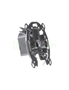 Modul priză Coaxial - Radio-TV - 2 ieșiri (TV/FM) - încastrat - Berker - WDF45921 2