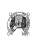 Modul priză Coaxial - Radio-TV - 2 ieșiri (TV/FM) - încastrat - Berker - WDF45921