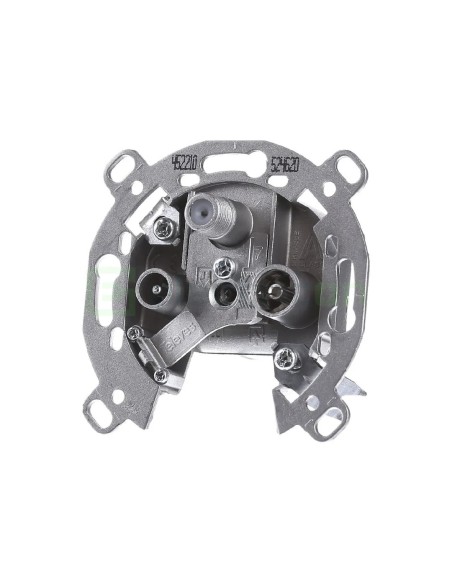 Modul priză Coaxial - Radio-TV - 3 ieșiri - încastrat - Berker - WDF4593