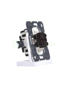 Mecanism întrerupător simplu  - 4ND cu poziție neutră - alb - Berker - WDE503404 2