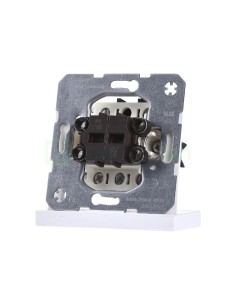 Mecanism întrerupător simplu  - 4ND cu poziție neutră - alb - Berker - WDE503404