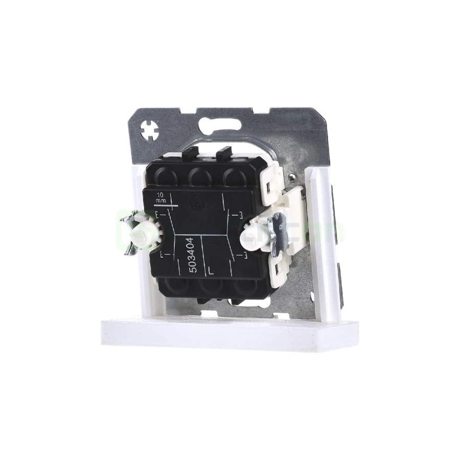 Mecanism întrerupător simplu  - 4ND cu poziție neutră - alb - Berker - WDE503404