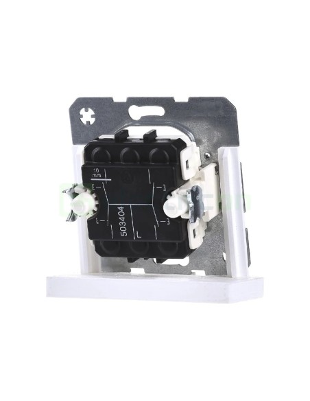Mecanism întrerupător simplu  - 4ND cu poziție neutră - alb - Berker - WDE503404