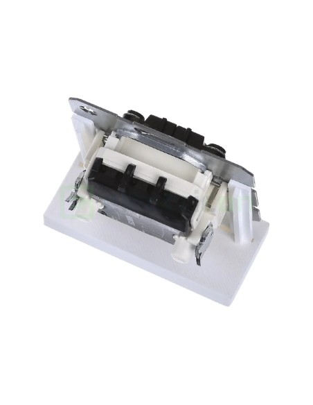 Mecanism întrerupător dublu - cu 2 intrari separate - alb - IP20 - Berker - WDE503808