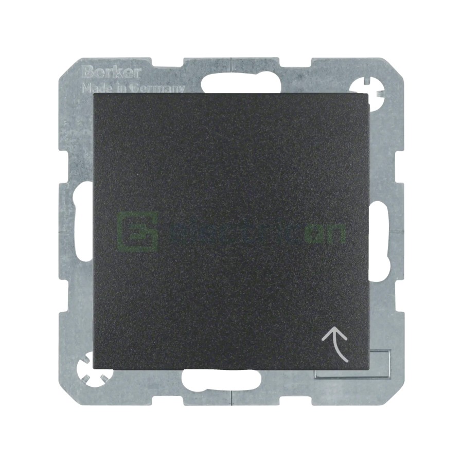 Priză - Schuko - capac - încastrat - antracit mat - IP44 - Berker S.1 - 47241606
