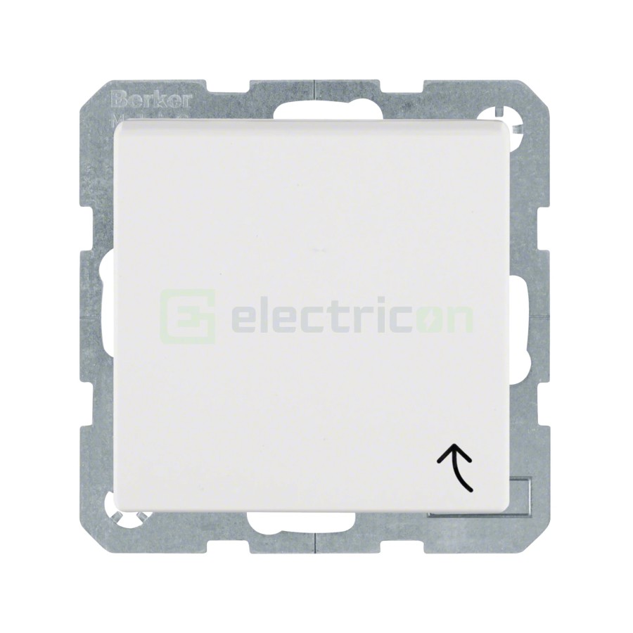 Priză - Schuko - capac protecție copii - Berker S.1 - alb - IP44 - 47241909
