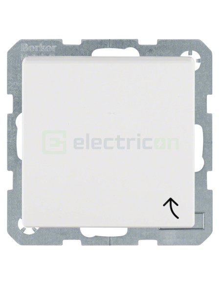 Priză - Schuko - capac protecție copii - Berker S.1 - alb - IP44 - 47241909