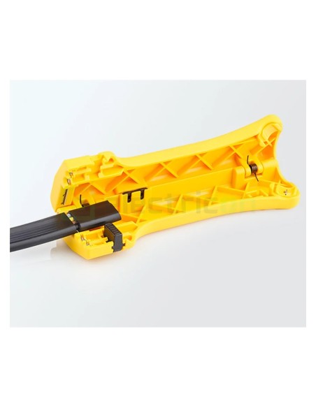 Clește Dezizolator cablu - universal - pentru cabluri plate (max. 15 mm) și rotunde (Ø 4 - 15 mm) All Rounder - Jokari J30900