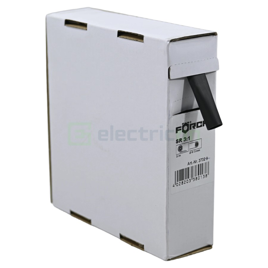Tub termocontractibil cu adeziv - contracție 3:1 - Ø 9/3 mm - Forch 3732 9