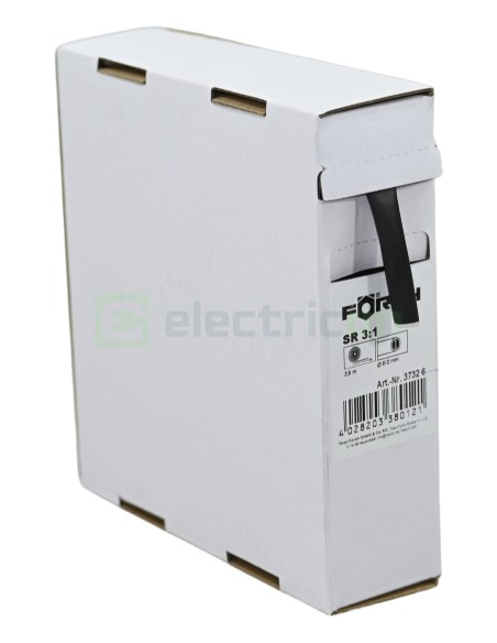 Tub termocontractibil cu adeziv - contracție 3:1 - Ø 6/2 mm - Forch 3732 6
