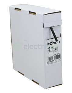 Tub termocontractibil cu adeziv - contracție 3:1 - Ø 3/1 mm  - Forch 3732 3