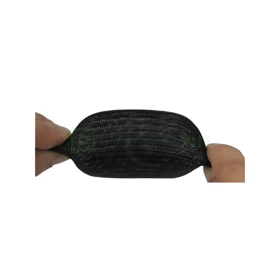 Tub protecție - împletit Ø 5 mm (plajă 2-7 mm) poliester negru - Forch 3737 5
